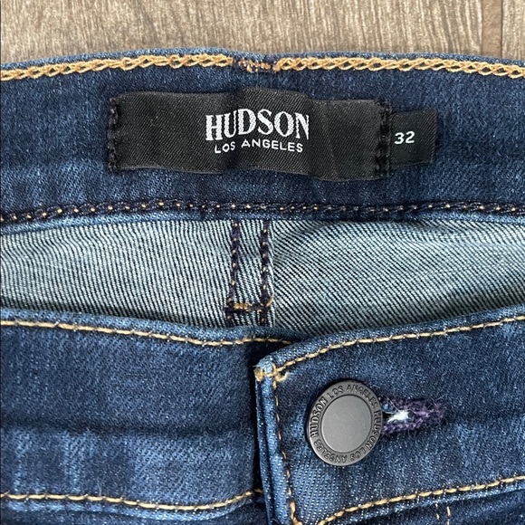 Hudson Jeans Drew Boot Deep Indigo Denim size 32 - Picture 3 of 5